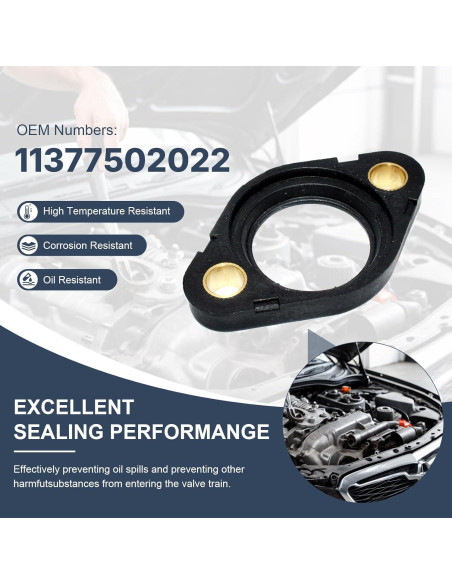 Tapa de Válvula del Motor BMW 11377502022 E81 E87 E90 F30