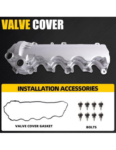 Cubierta de Válvula Aluminio MILIPARTS Lado Derecho 4.6L 5.4L