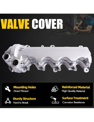 Cubierta de Válvula Aluminio MILIPARTS Lado Derecho 4.6L 5.4L