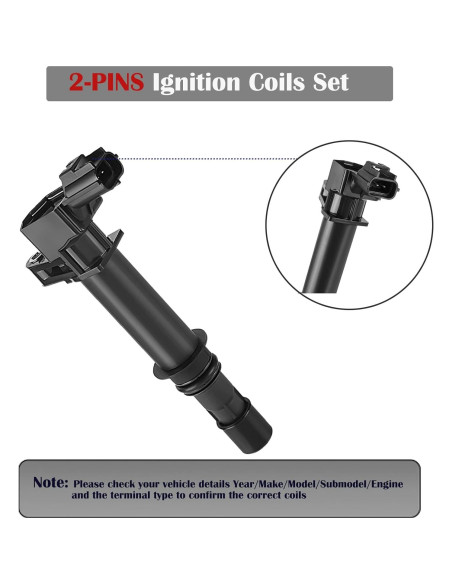 Juego de 6 Bobinas de Encendido y Bujías LCWRGS 3.7 V6 Jeep/Dodge 2002-2008