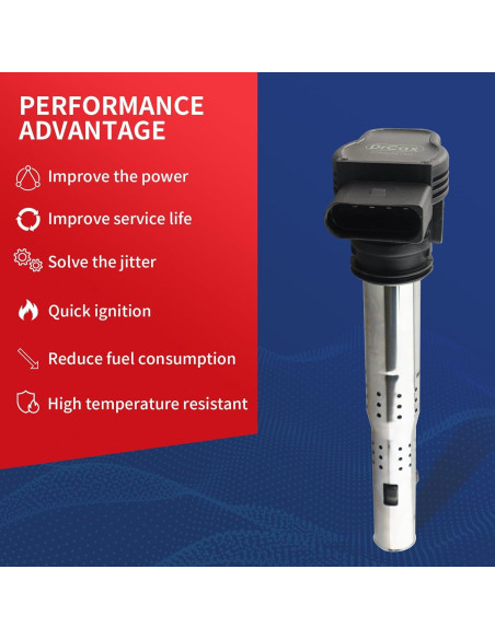 Bobina de Encendido DrCax UF575 para Audi y Volkswagen