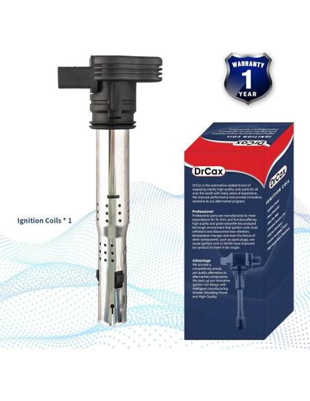 Bobina de Encendido DrCax UF575 para Audi y Volkswagen