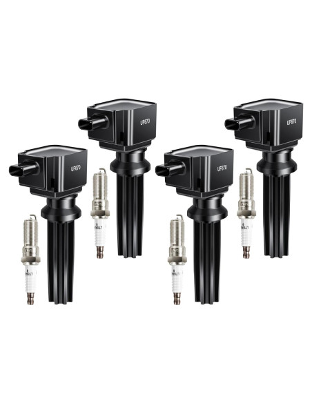 Bobinas de Encendido y Bujías de Iridio GPMMWPG UF670 - Juego de 4