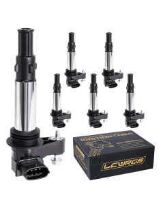 Juego de 6 Bobinas de Encendido LCWRGS para Cadillac V6 2.8L 3.6L