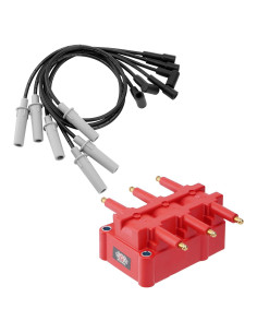 Paquete Bobina de Encendido SPARKWHIZ UF305 + 6 Cables Bujía