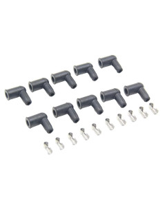 Kit de Botas de Bujía 90 Grados JIUDANI - 8 Cables de Encendido