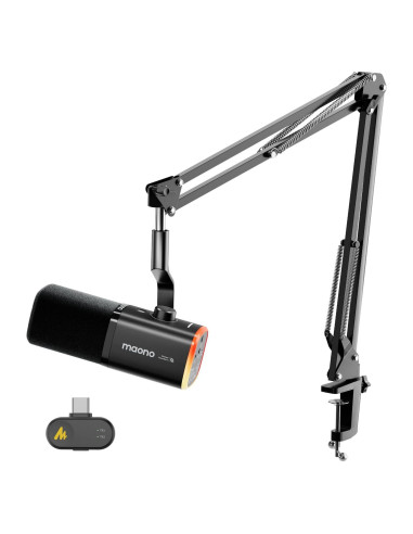 Micrófono Inalámbrico Dinámico MAONO PD100WS USB para PC