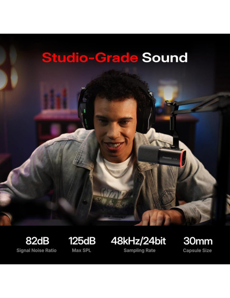 Micrófono Inalámbrico Dinámico MAONO PD100WS USB para PC