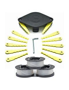 Cabezal de Desmalezadora WETOOLPLUS AF100 Doble Cuchilla 12 Pzas