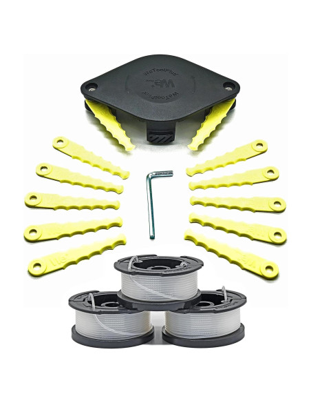 Cabezal de Desmalezadora WETOOLPLUS AF100 Doble Cuchilla 12 Pzas