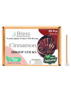 Dhoop de Canela 100% Natural Bendición Internacional - 20 Palos