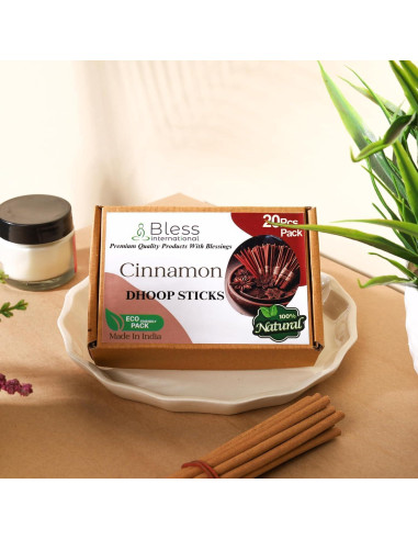 Dhoop de Canela 100% Natural Bendición Internacional - 20 Palos