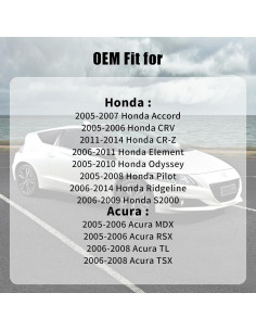Tapa de Gas Manymiba 17670-SHJ-A31 para Honda y Acura 2