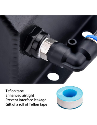 Tanque de Desbordamiento de Refrigerante SPEEDWOW 1L Aluminio Negro