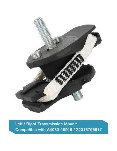 Montaje de Motor y Transmisión JDMON 4 Pcs para BMW 2.0L RWD