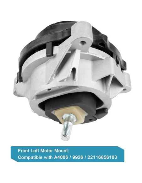 Montaje de Motor y Transmisión JDMON 4 Pcs para BMW 2.0L RWD