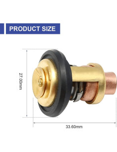 Termostato de fueraborda Hoypeyfiy 19300-ZW9-003 para Honda Marine 2
