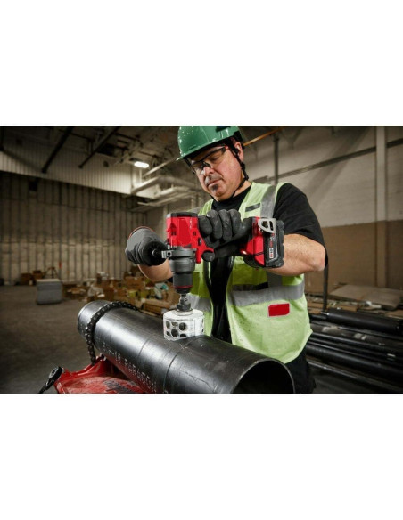 Taladro Percutor Inalámbrico Milwaukee M18 FUEL 18V 2 Baterías