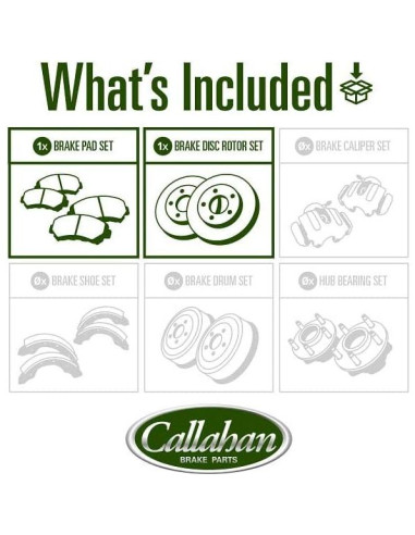 Kit de Frenos Callahan para BMW 335i y 435i - Rotores y Pastillas