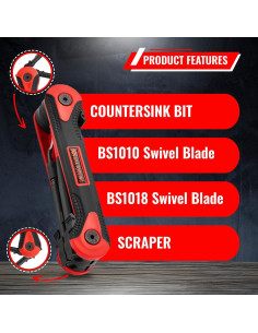 Herramienta de Desbarbado 4-en-1 AFA Tooling - Metal, PVC, 3D 2