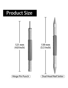 Juego de Martillo para Clavos Doble Cabeza SeonFook 2 Piezas 2
