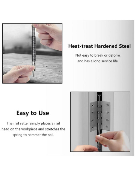 Juego de Martillo para Clavos Doble Cabeza SeonFook 2 Piezas