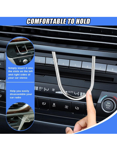 Kit de Herramientas DUSCOKE para Retirar Radio de Coche 4PCS