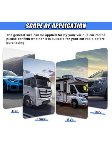 Kit de Herramientas DUSCOKE para Retirar Radio de Coche 4PCS