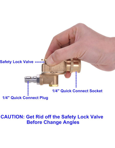 Kit Acoplador Pivotante PWACCS 240 con 7 Boquillas 4500 PSI