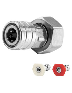 Adaptador de Manguera a Lavadora a Presión POWER TOWN 3/4" a 1/4"