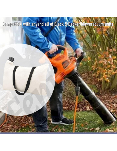 Bolsa de Recolección de Hojas Fennoral FO-BD250-1 Compatible Black & Decker