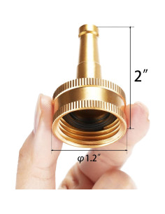 Boquilla de Manguera Ajustable Sanpaint 3/4" Latón Resistente 2