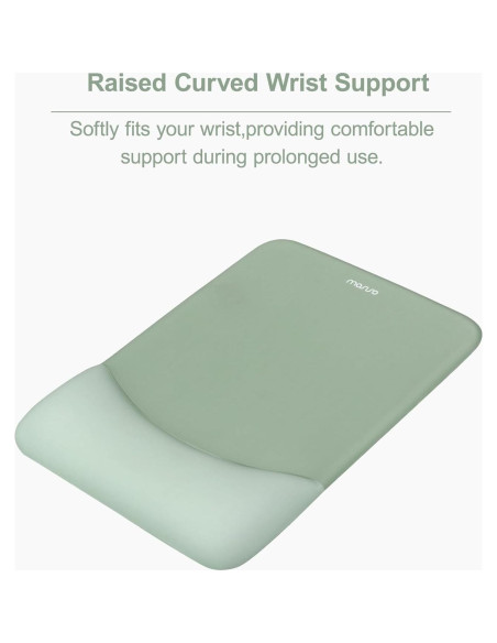 Almohadilla Ergonómica para Ratón MOSISO Verde Antiguo 24.5x18cm