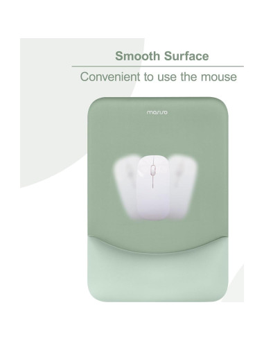 Almohadilla Ergonómica para Ratón MOSISO Verde Antiguo 24.5x18cm