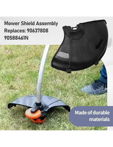 Conjunto Protector Desmalezadora Fennoral para Black+Decker GH3000