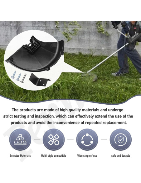 Conjunto Protector Desmalezadora Fennoral para Black+Decker GH3000