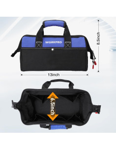 Bolsa de Herramientas Workpro 33 cm con 6 Bolsillos 2
