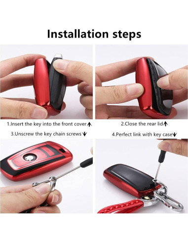 Cubierta de llave BMW TPU avanzada tipo A - Creatividad