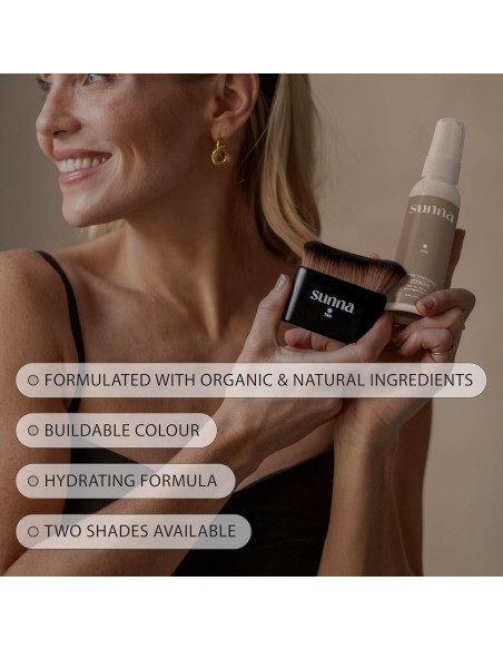 Agua Bronceadora Facial SunnaTan 60ml - Hidratante y Ligera