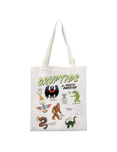 Bolsa de Tela VAMSII Criptozoología 32.9x22 cm Unisex