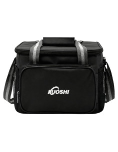 Bolsa de Almuerzo Aislada KUOSHI 14L Negra para Trabajo y Picnic