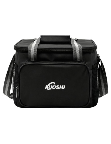 Bolsa de Almuerzo Aislada KUOSHI 14L Negra para Trabajo y Picnic