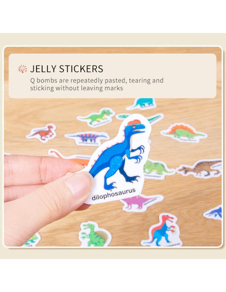 Paquete de 6 Libros de Pegatinas Reutilizables MIKNEKE