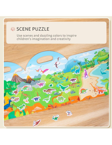 Paquete de 6 Libros de Pegatinas Reutilizables MIKNEKE