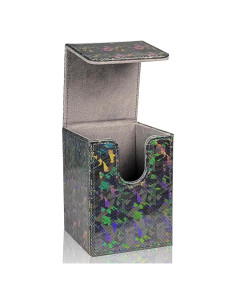 Caja de Barajas Dmoicols Negra Brillante para 100+ Cartas