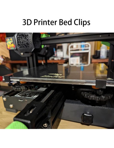 8 Piezas Clips Ajustables para Cama Impresora 3D TIEXYE