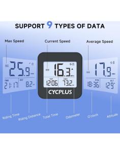 Computadora de Bicicleta GPS CYCPLUS G1 Inalámbrica 50h 2