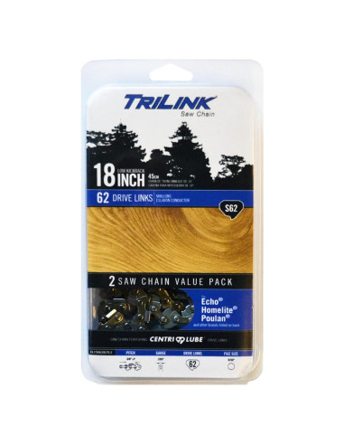 Cadena de Motosierra Trilink 3/8 LP .050 62 Enlaces - Reemplazo Black & Decker