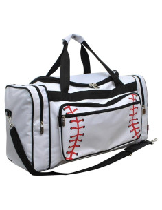 Bolsa de Viaje de Lona NGIL 23" con Estampado de Béisbol