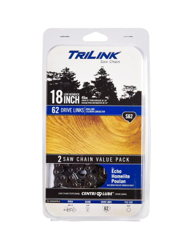 Cadena de Motosierra Trilink 3/8 LP .050 62 Enlaces - Reemplazo Black & Decker